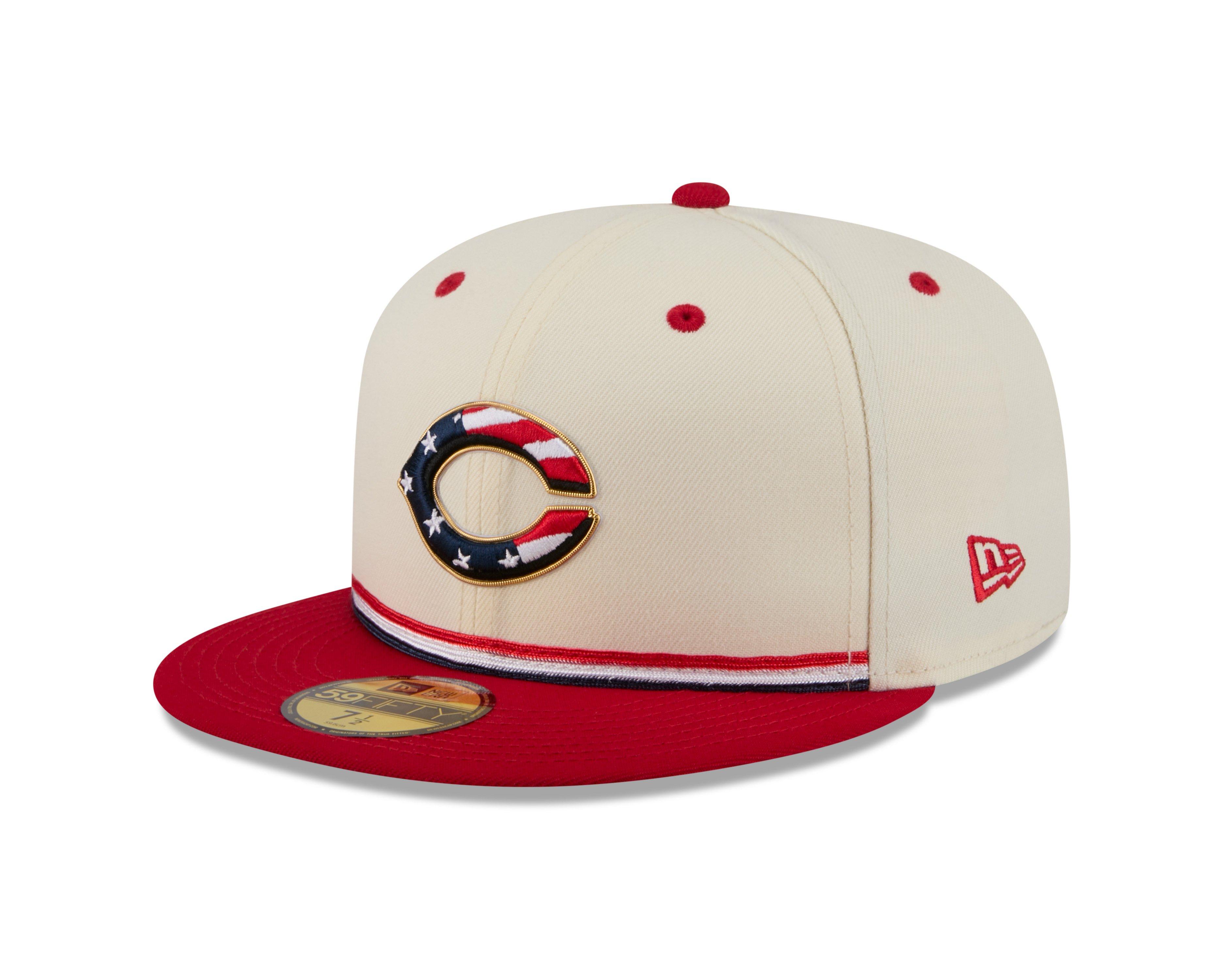 New Era Cincinnati Reds 59FIFTY 4th of July Fitted Hat - Red - RED